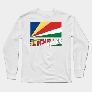 The Pride of the Seychelles - National Flag Design Long Sleeve T-Shirt